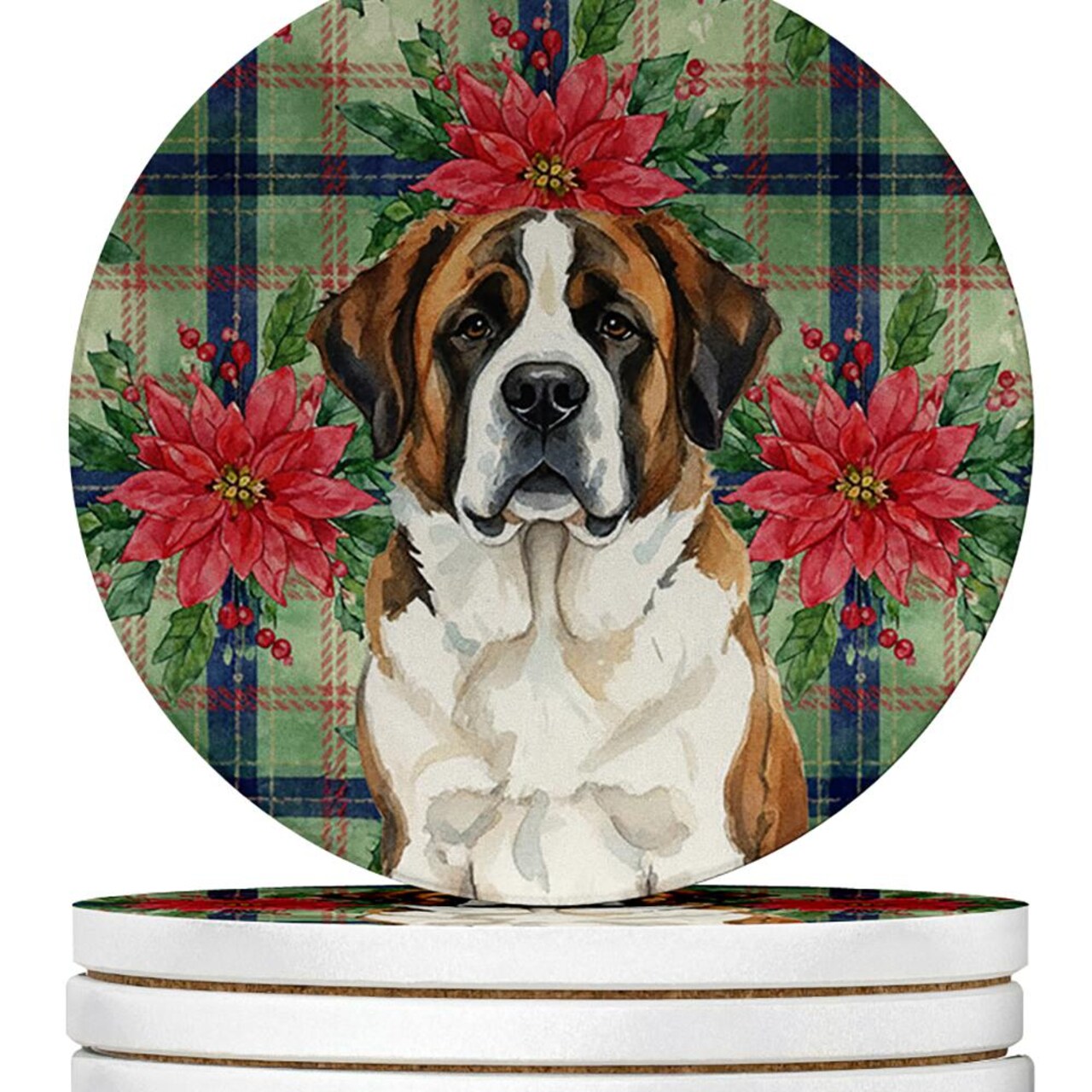 Edge Collections - Multicolor - Coastal Tropical Car Coasters for Cup Holders